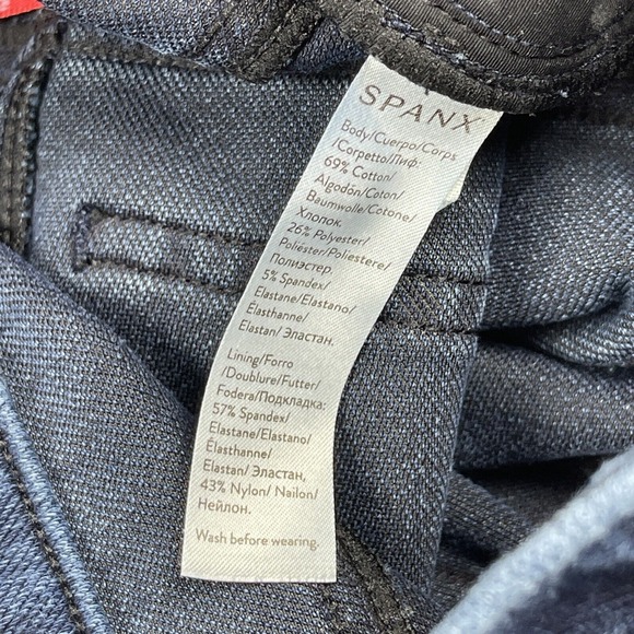 Spanx Leggings Womens‎ Small Blue Jeanish Ankle Shaping Comfort Casual Career - Picture 10 of 13